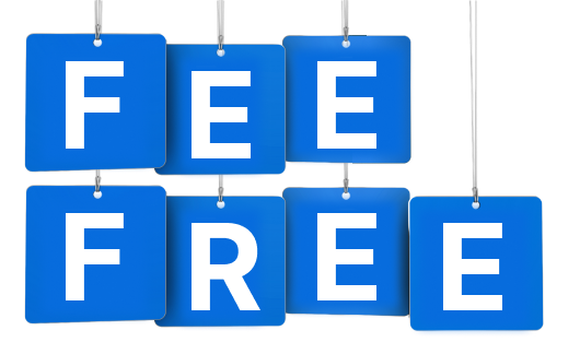 fee free sign